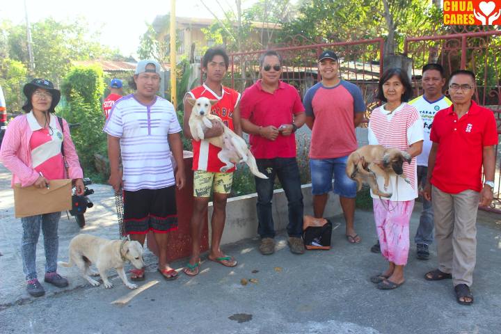 First day of Mass Anti Rabies Vaccination in Barangay Domanpot