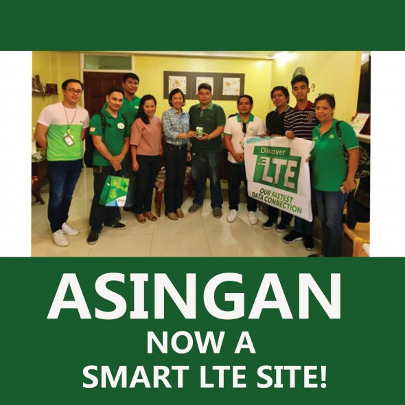 Asingan now a Smart LTE site