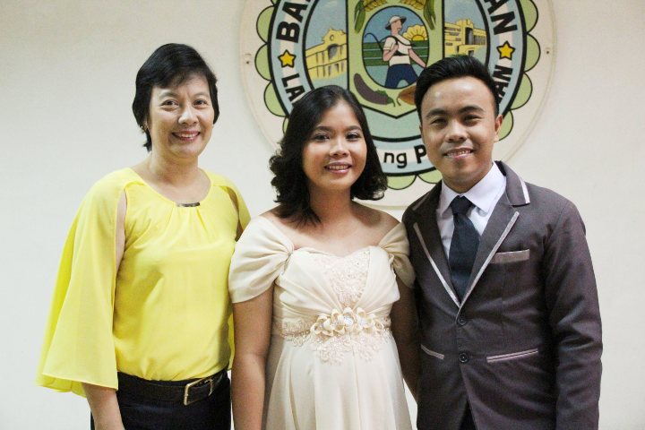 Mrs. Juvy Ann Balangue and Jeo Millano of Barangay Baro & Macalong