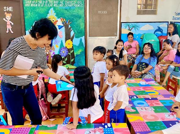 A visit to the day care pupils of San Vicente West Child DevelopmentCenter (3)